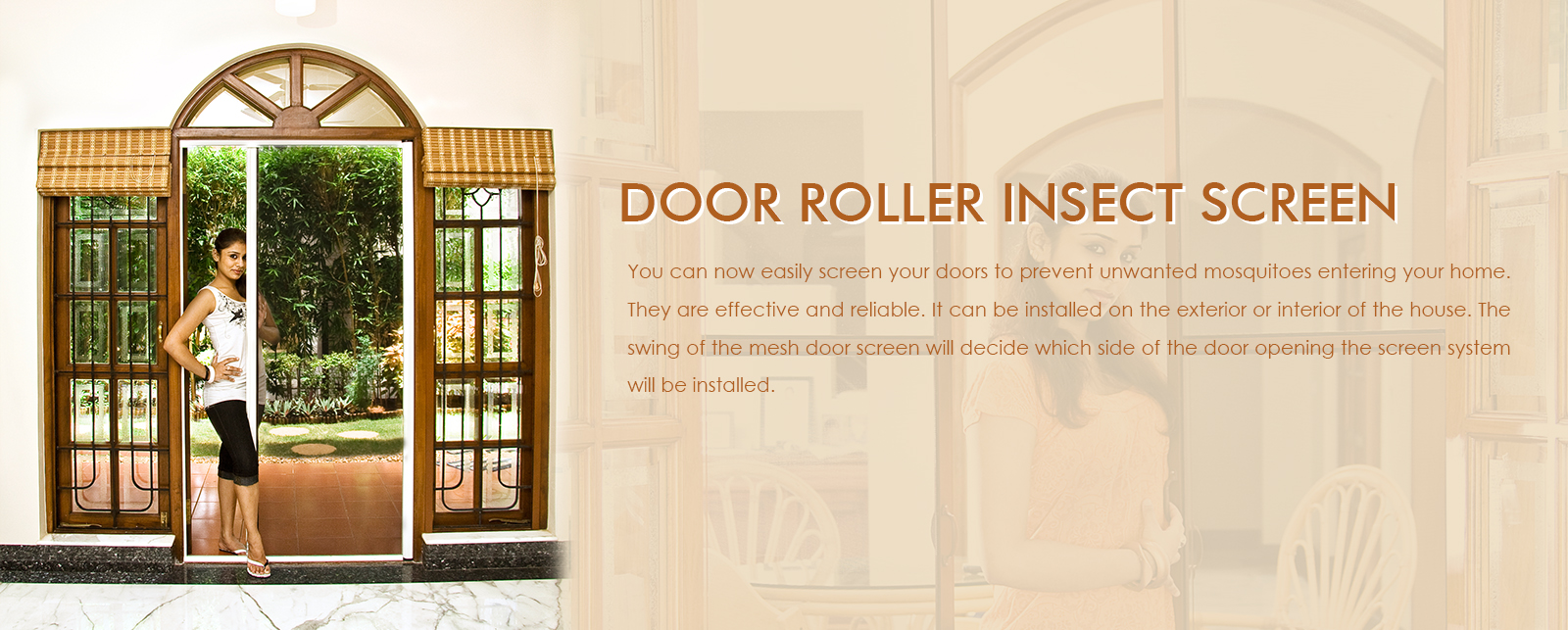 Roller insect Screens in Bangalore